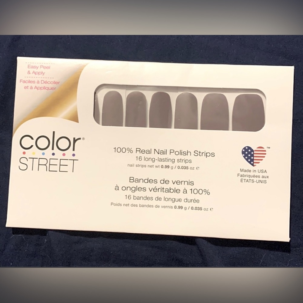 Qty 10 Color Street Nail polish designs. Unopened. 100% real nail polish strips.
